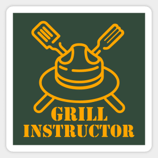 Grill Instructor Sticker